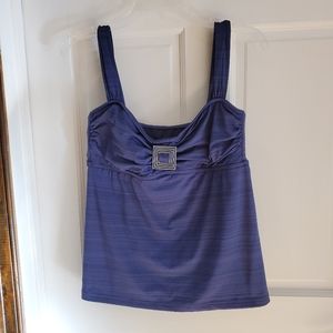 Swimwear TOP ONLY Blue Large